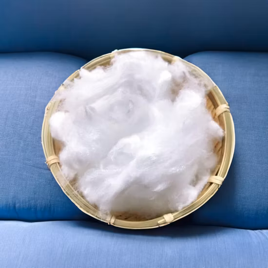 Polyester-Stapelfaser, synthetische, chemisch recycelte PSF-Polyesterfaser mit niedrigem Schmelzpunkt